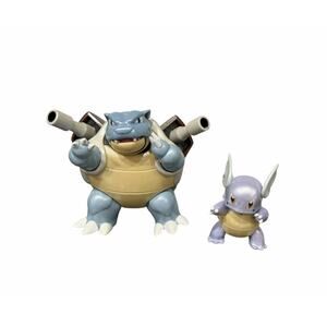 Pokemon Blastoise 4” Action Figure & 3” Wartotle Action Figure WCT